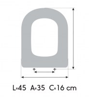 ASIENTO y TAPA INODORO CALLA IDEAL STANDARD